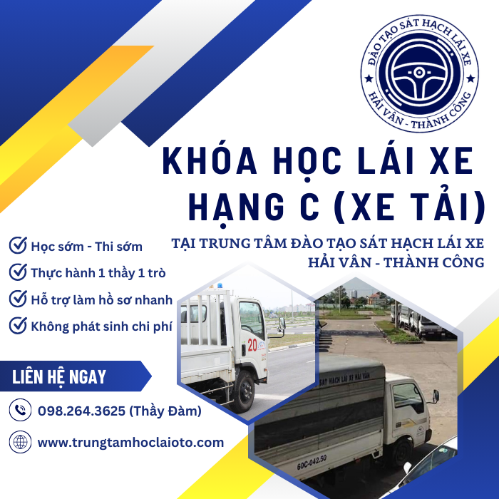 Khóa Học Lái Xe Hạng C